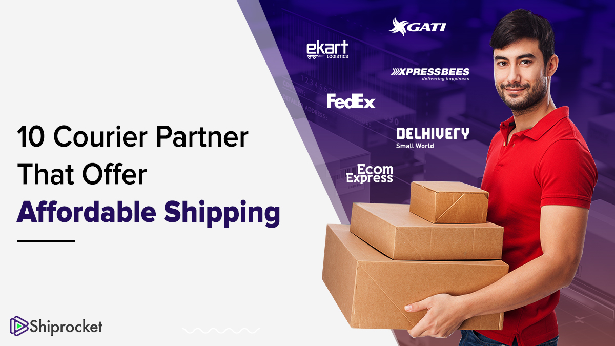 10 courier services for cheapest shipping in India