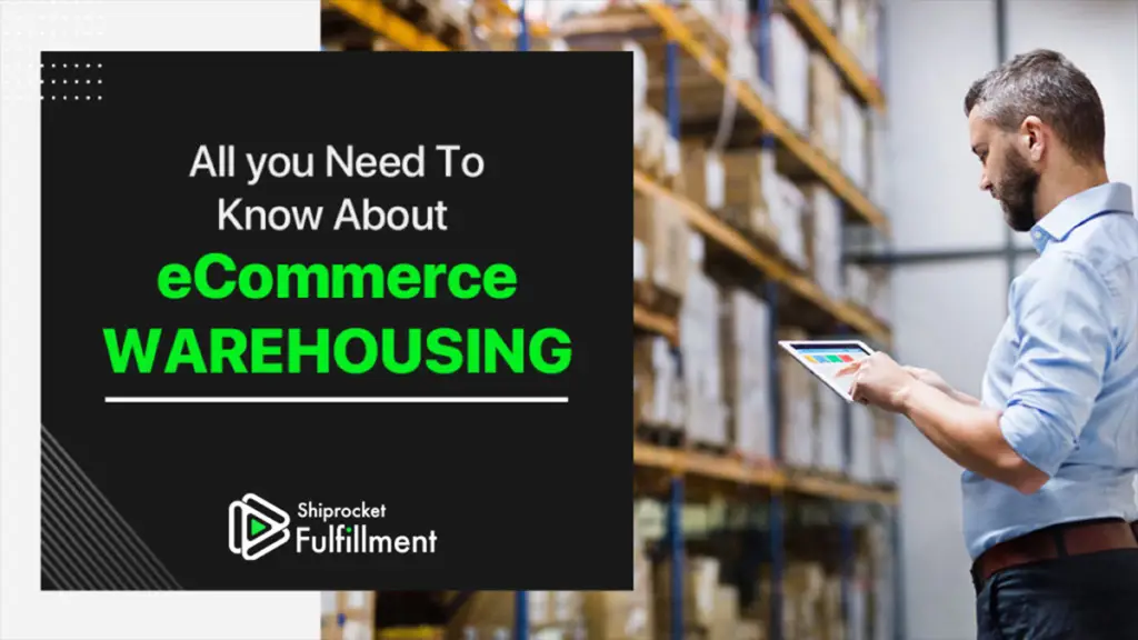 men in a warehouse checking data on tablet for ecommerce warehousing
