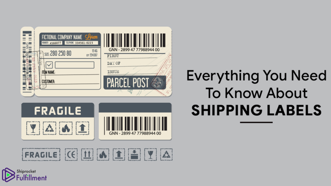 Order Fulfillment 21: Understanding Shipping Labels -Shiprocket Regarding International Shipping Label Template