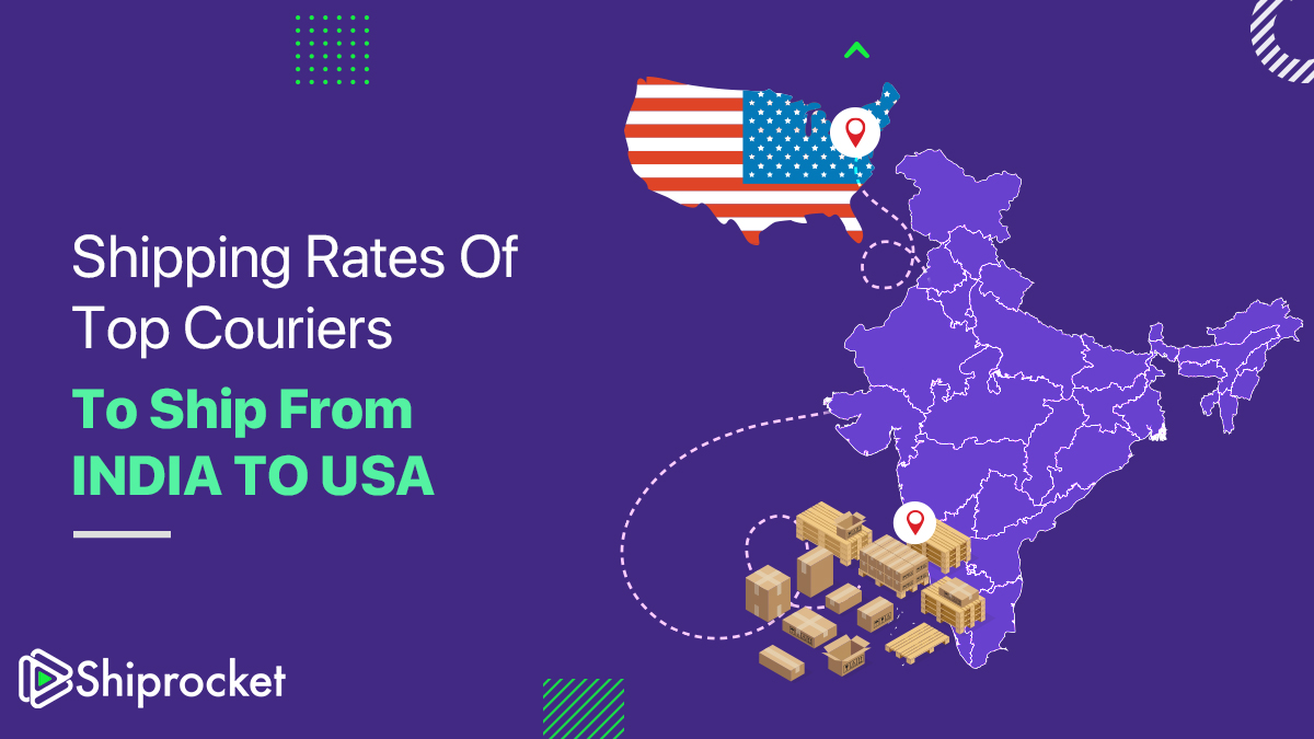 Shipping Rates Of Top Couriers To Ship From India To USA