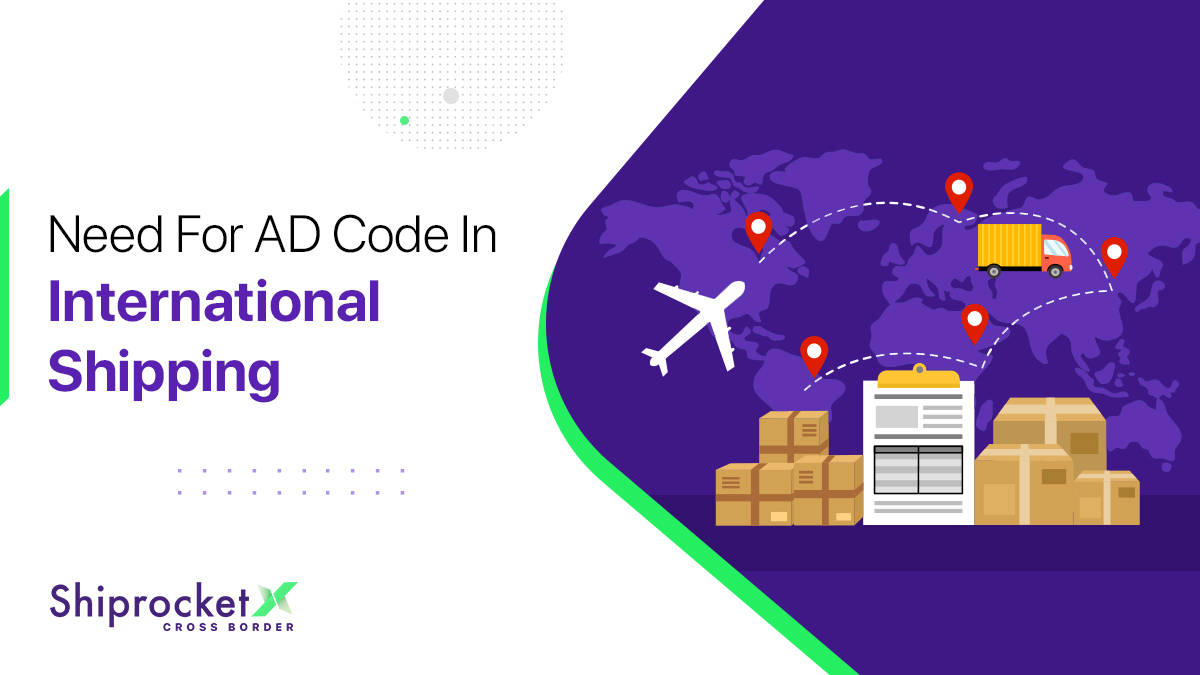 AD Code for International shipping