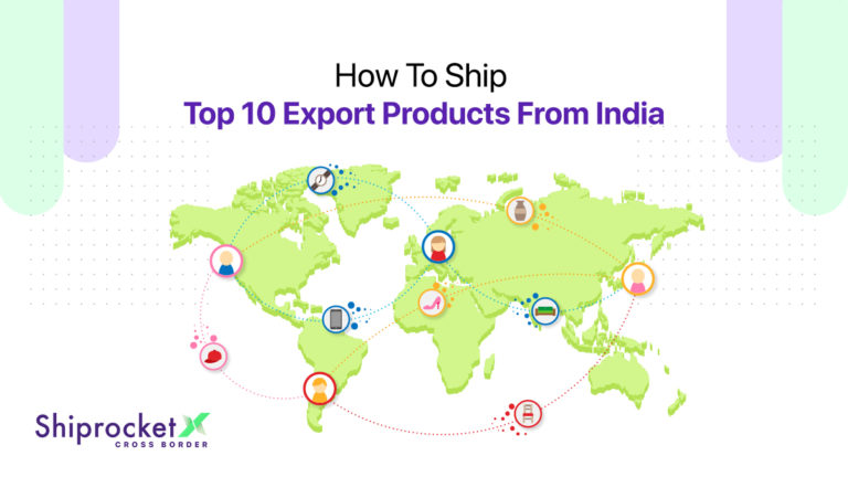 Top 10 most exported products from INDIA