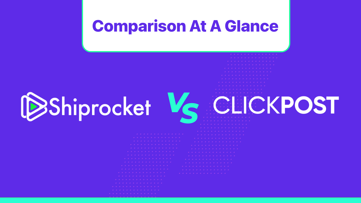 Shiprocket vs Clickpost