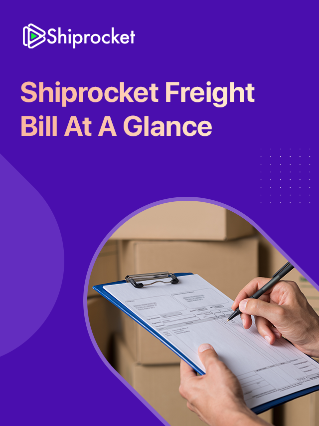 Shiprocket Freight Bill