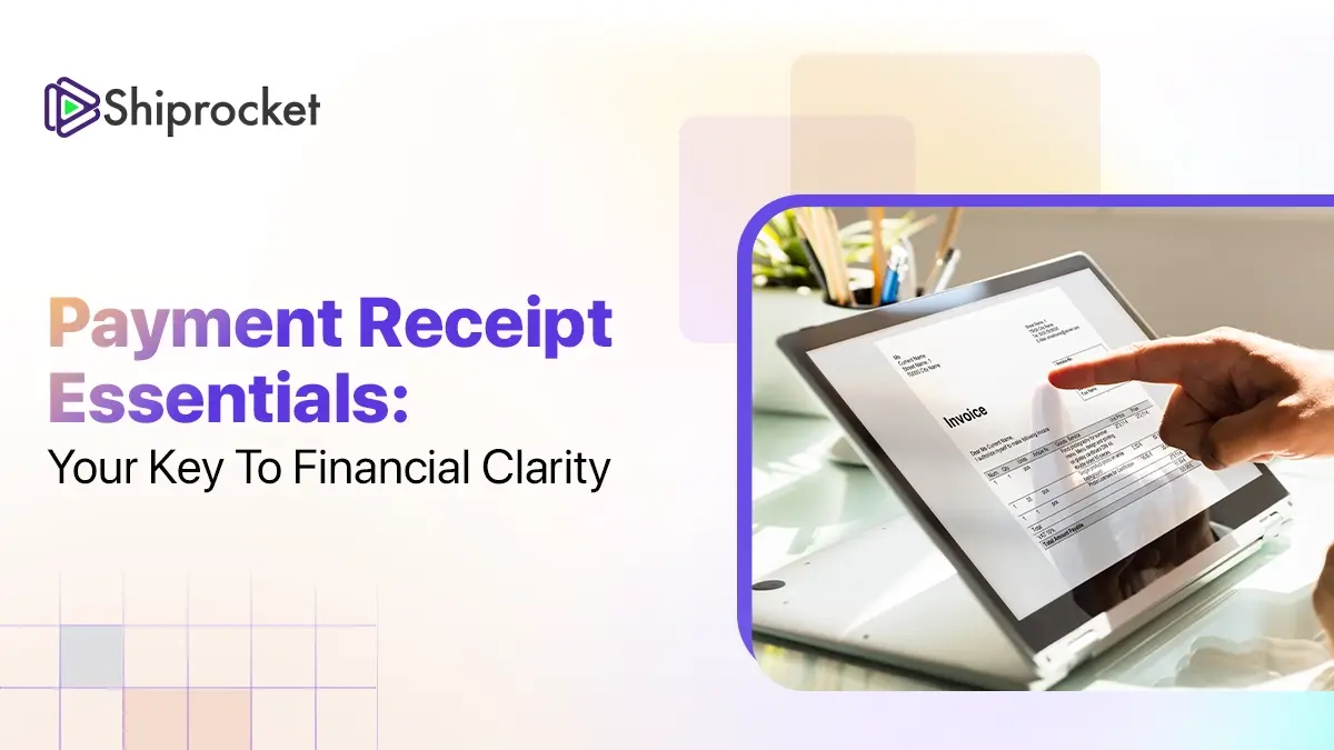 Payment Receipts for financial clarity