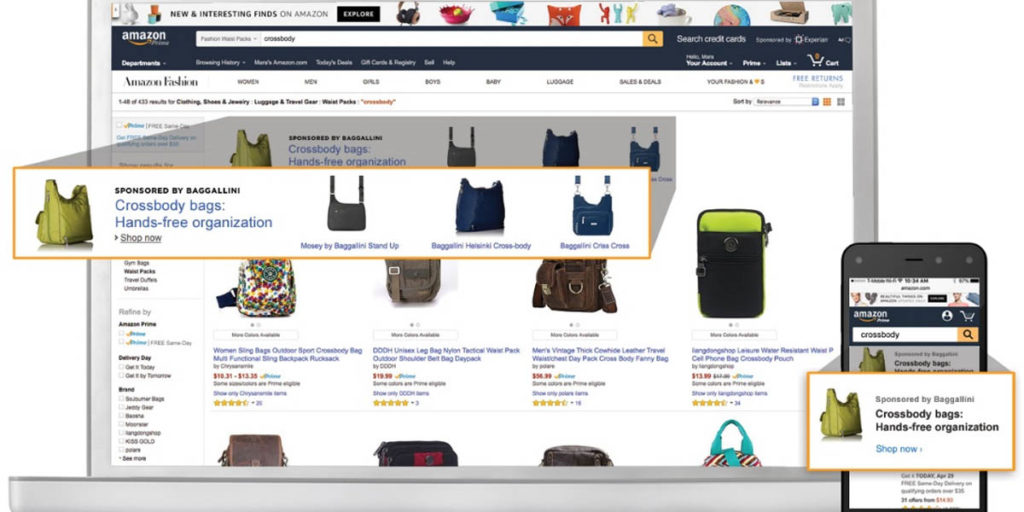 Ideal Spot for Amazon-Sponsored Products