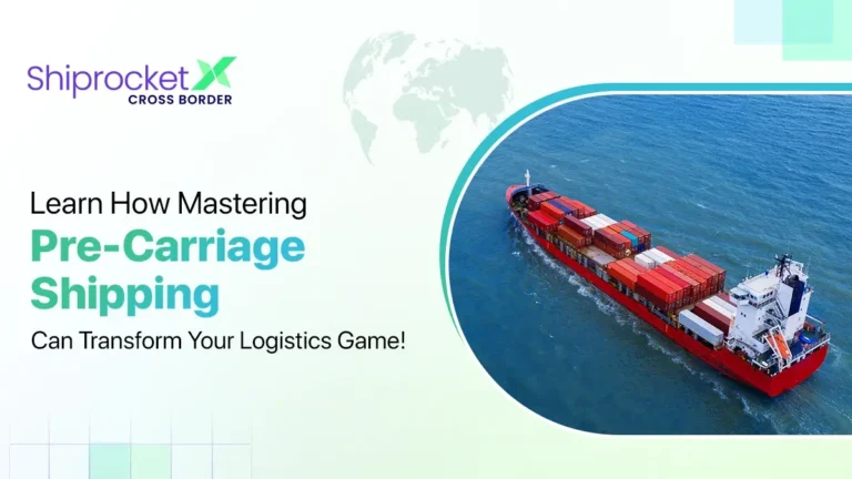 pre-carriage shipping