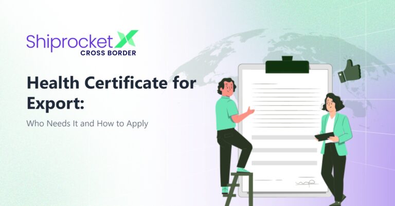 health certificate for export