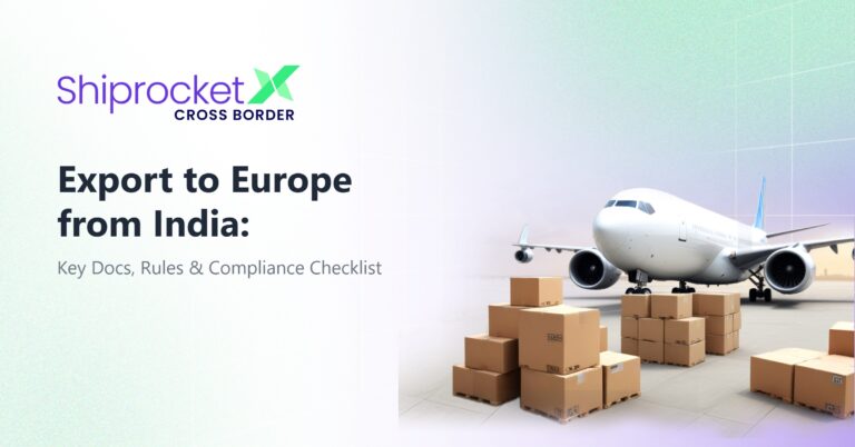 export from India to Europe