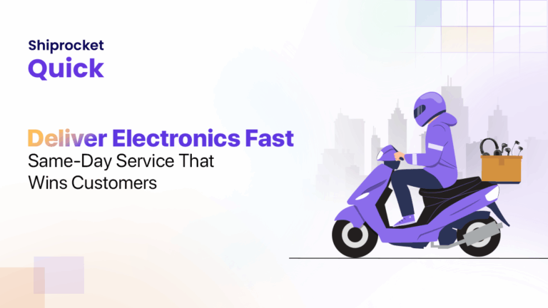How does hyperlocal delivery helps electronic shops?