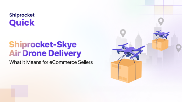 Shiprocket–Skye Air Drone Delivery for eCommerce